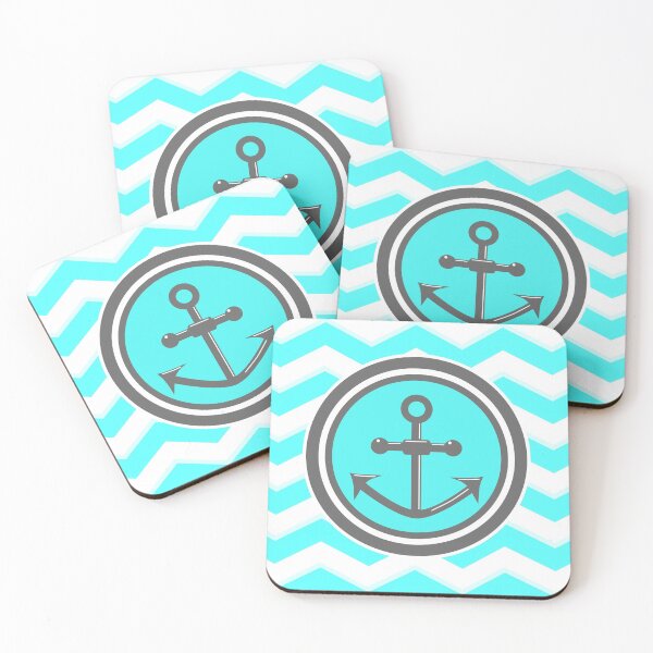 Item preview, Chevron Anchor Smile Illusion designed and sold by piedaydesigns.
