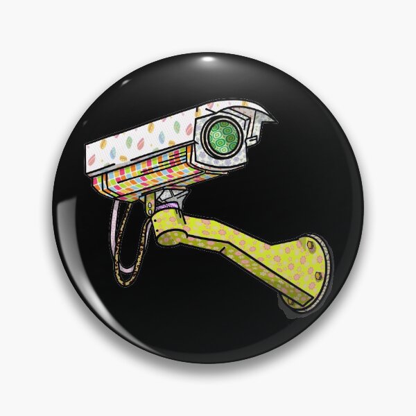 Item preview, Security Camera Covered in Patterns designed and sold by piedaydesigns.
