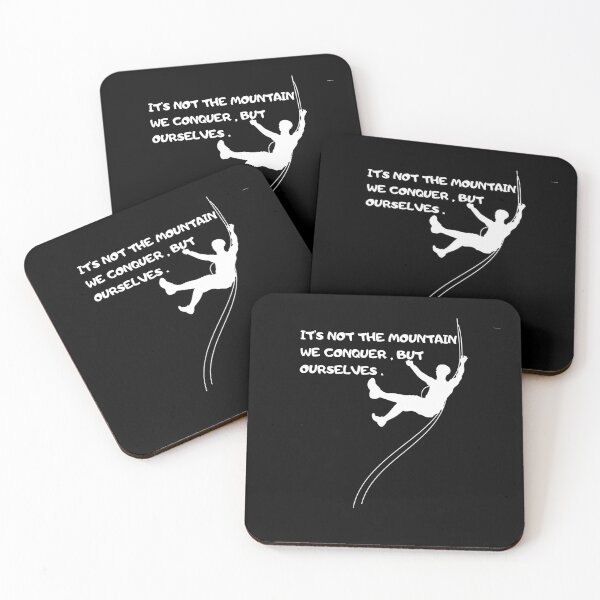 Item preview, it's the mountain we counquer , but ouselves . designed and sold by Merch By ika.