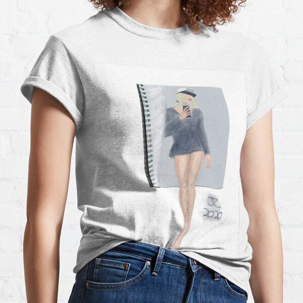 Sketchbook Girl Classic T-Shirt