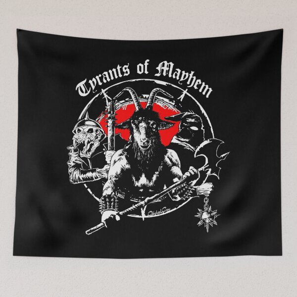 Item preview, Tyrants of Mayhem Black Metal Tsheert  designed and sold by OldschoolCrew.