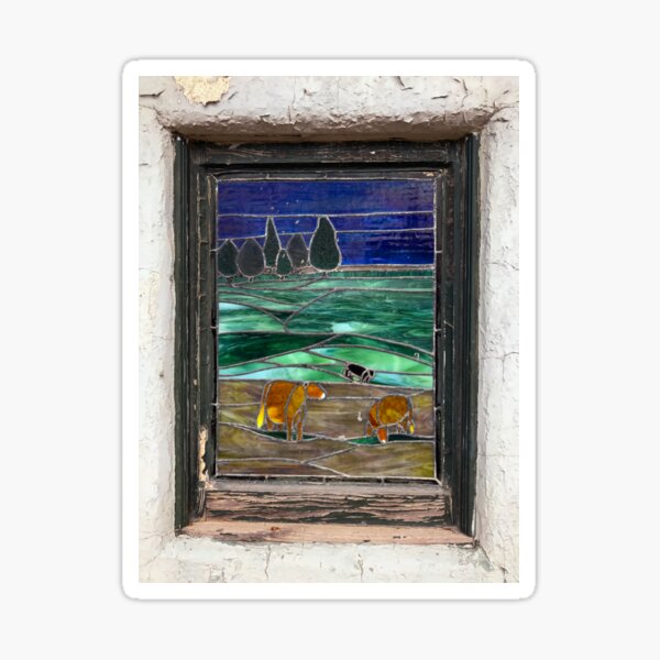 Stained Glass in Lock Springs Sticker