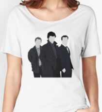 Sherlock,John and Jim Women's Relaxed Fit T-Shirt