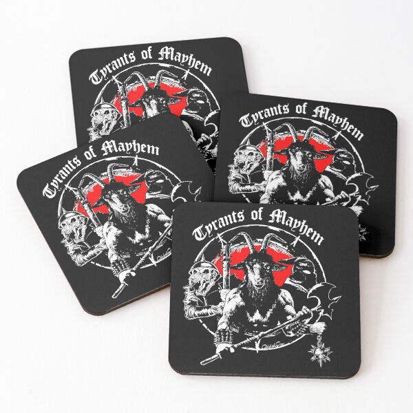 Item preview, Tyrants of Mayhem Black Metal Tsheert  designed and sold by OldschoolCrew.