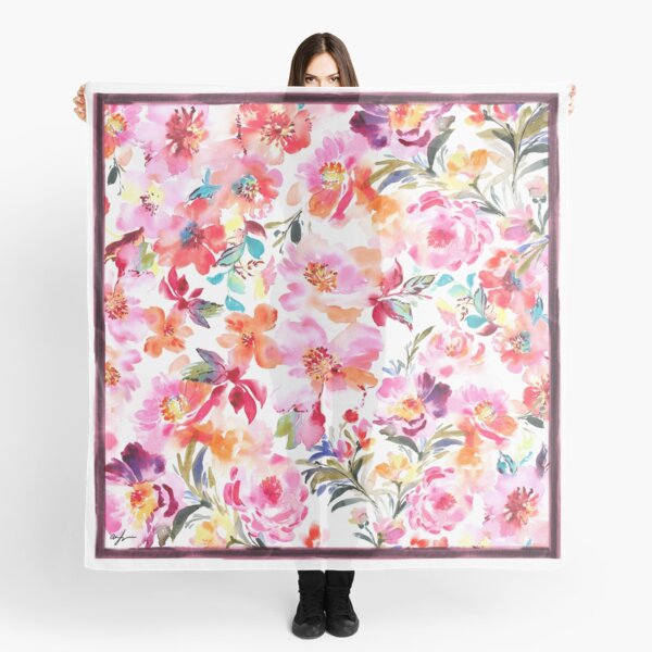 Spring Floral Scarf