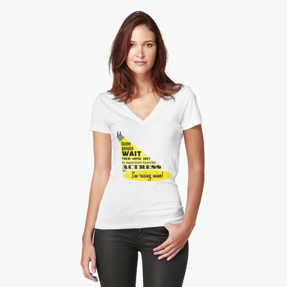 Item preview, Fitted V-Neck T-Shirt designed and sold by MamaCre8s.