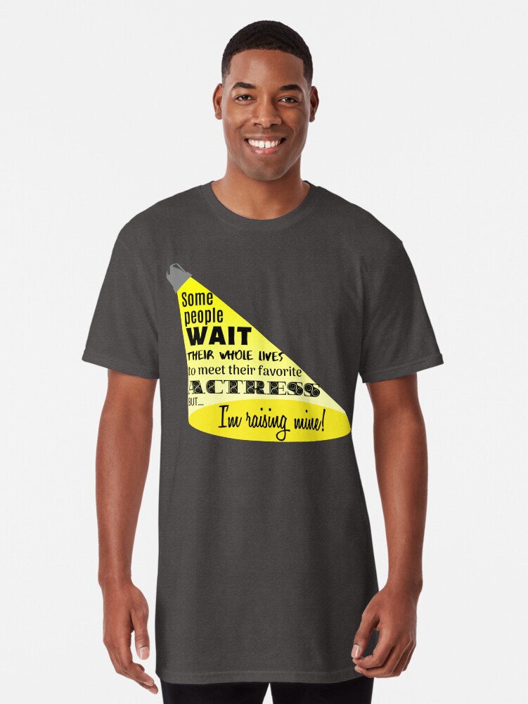 Thumbnail 1 of 5, Long T-Shirt, My Favorite Actress designed and sold by Heather Gaffney.