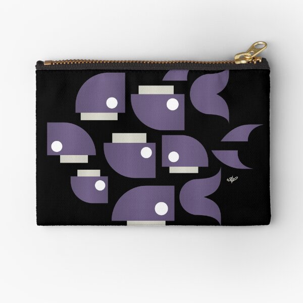 Whales and Whales Zipper Pouch