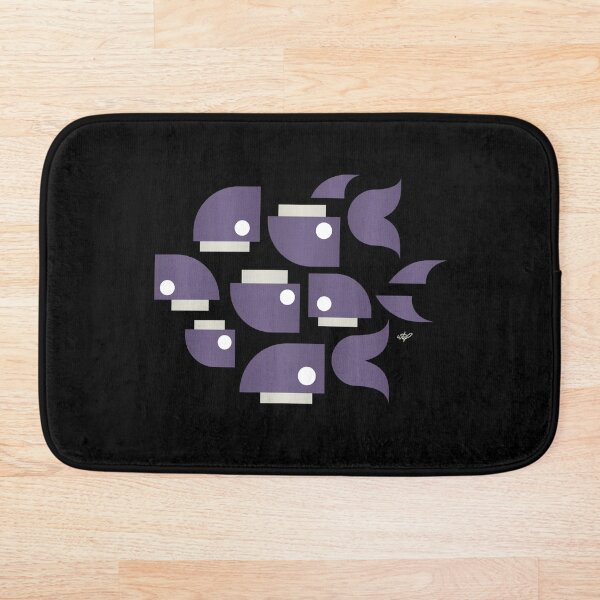 Whales and Whales Bath Mat