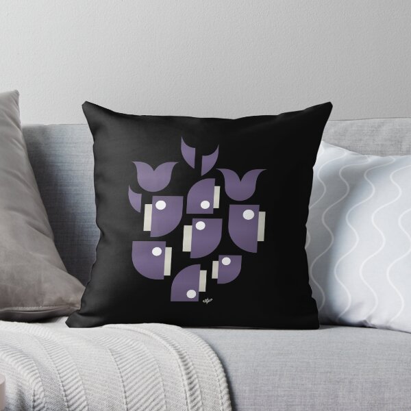 Whales and Whales Throw Pillow