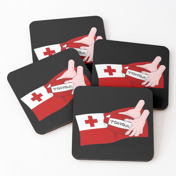 Item preview, Tonga Rugby Flag designed and sold by piedaydesigns.
