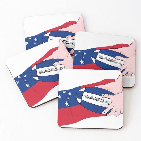 Item preview, Samoa Rugby Flag designed and sold by piedaydesigns.