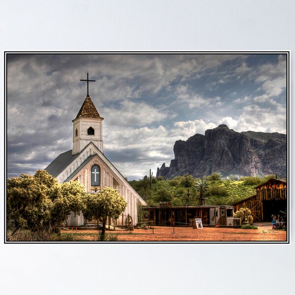 Item preview, Chapel in the Superstition Mountains designed and sold by Wayne King.