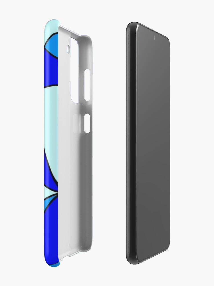 Black & Blue Outline Phone Case