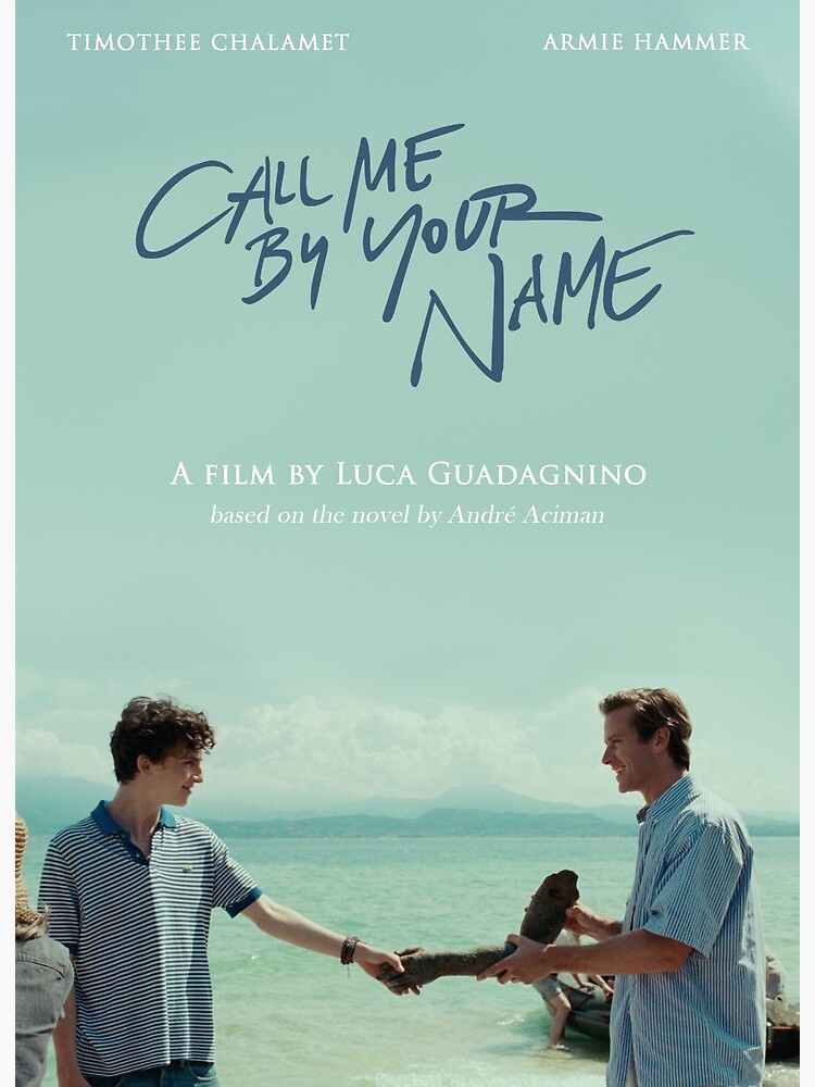 Call Me By Your Name Poster Art Board Print By Lucianaviz Redbubble