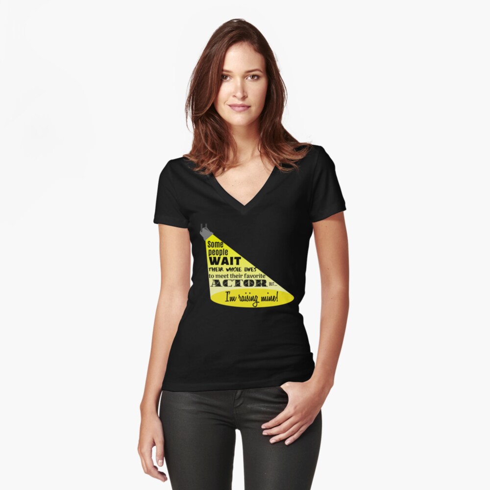Item preview, Fitted V-Neck T-Shirt designed and sold by MamaCre8s.