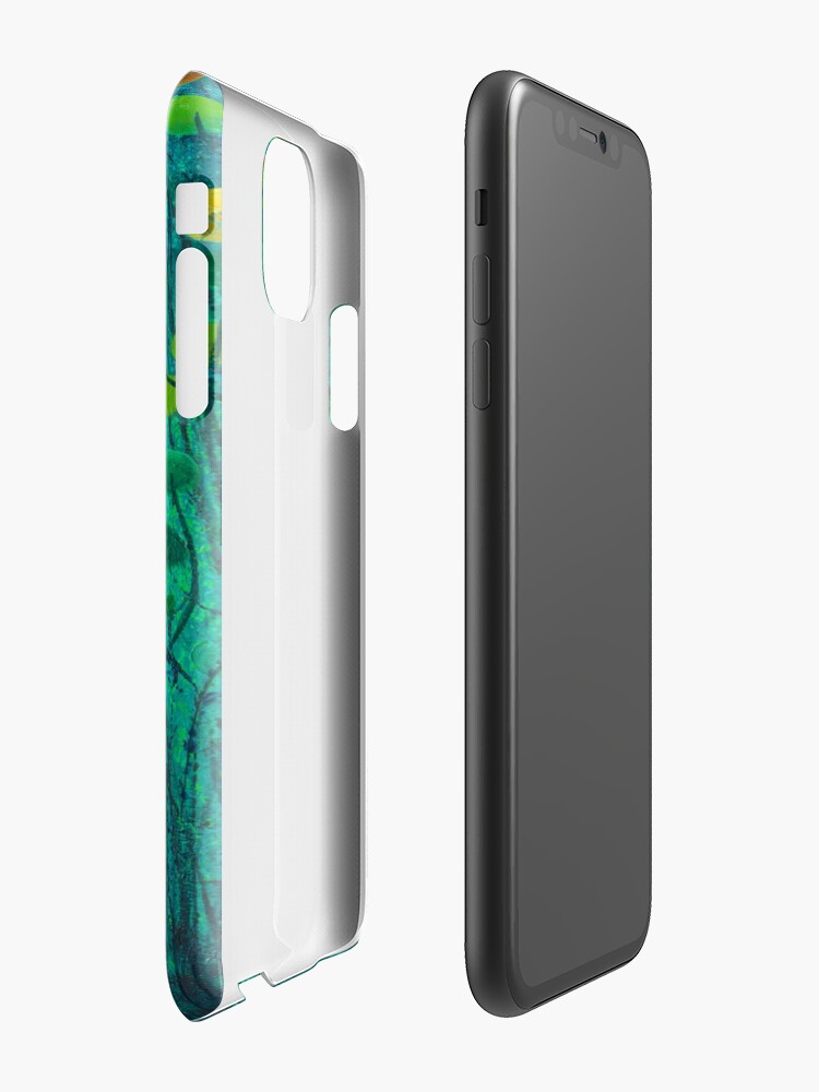 Thumbnail 2 of 4, iPhone Case, Underwater Lilies designed and sold by grimmhewitt67.