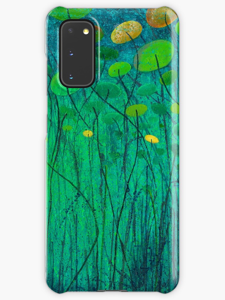 Thumbnail 1 of 4, Samsung Galaxy Phone Case, Underwater Lilies designed and sold by grimmhewitt67.