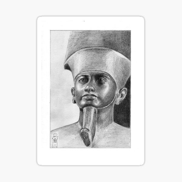 Imagining Amun Sticker