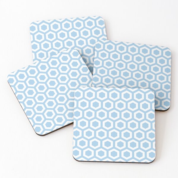 Item preview, Light Blue Hexagons designed and sold by ImageNugget.