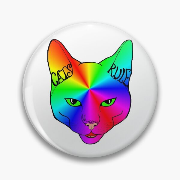 Item preview, Cats Rule Rainbow Meow designed and sold by Deborah Camp.
