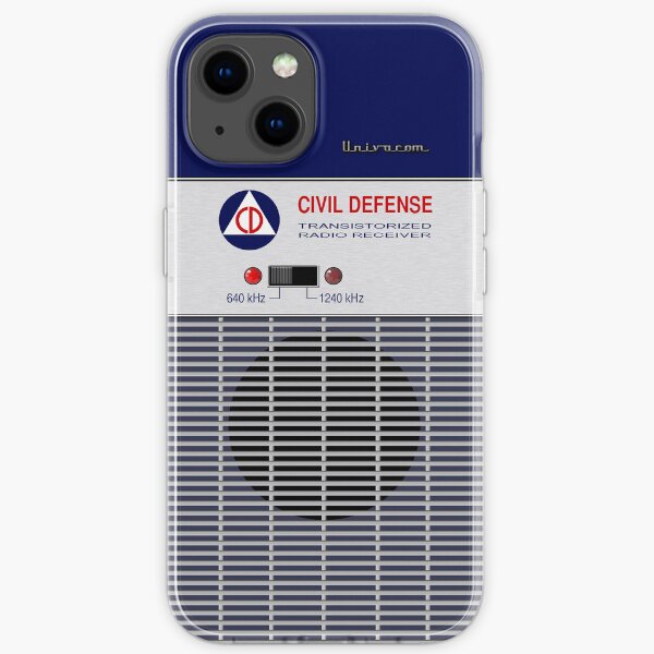 Civil Defense Radio iPhone Soft Case