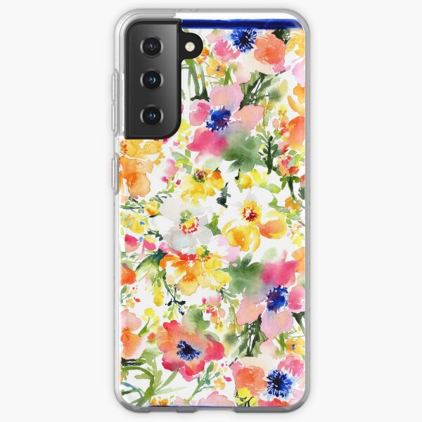 Colorful Poppies Samsung Galaxy Soft Case