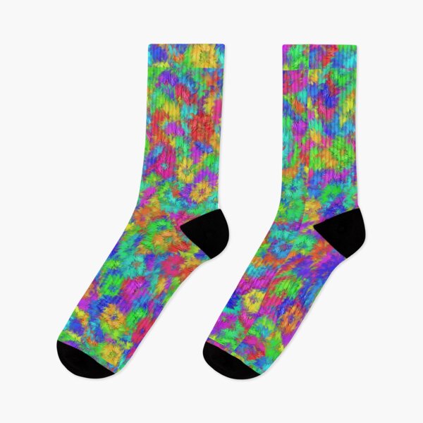 Item preview, Abstract Rainbow Flower Paint designed and sold by Deborah Camp.