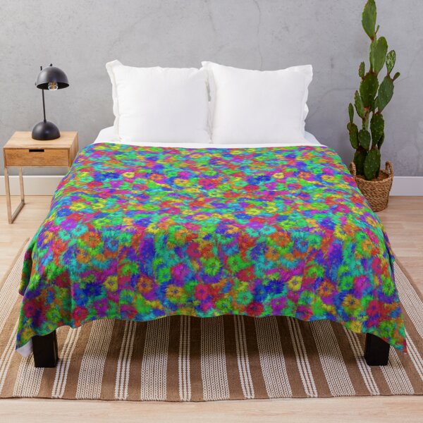 Item preview, Abstract Rainbow Flower Paint designed and sold by Deborah Camp.