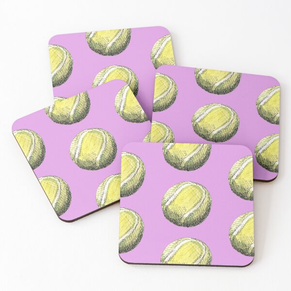 Item preview, Tennis Ball Pattern - Pink designed and sold by sarahekj.