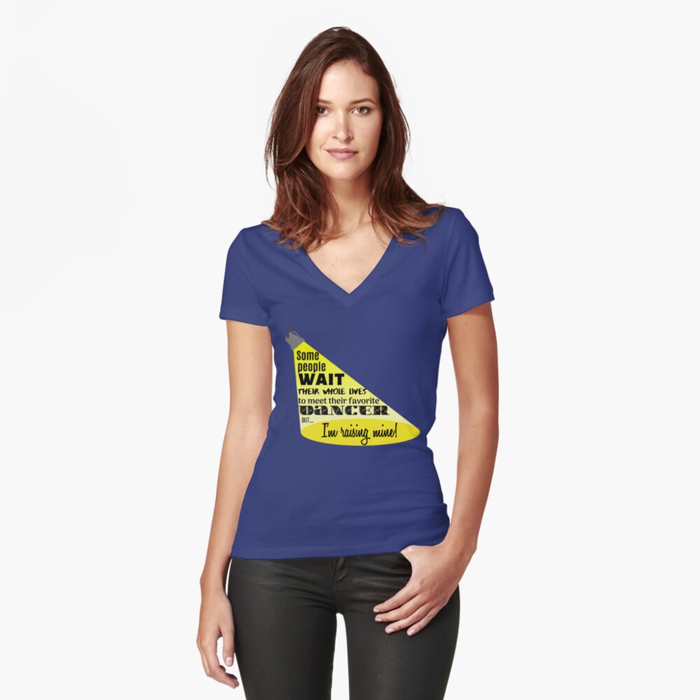 Item preview, Fitted V-Neck T-Shirt designed and sold by MamaCre8s.