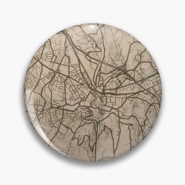 Item preview, Chambery Sepia Map designed and sold by CPTVDesign.