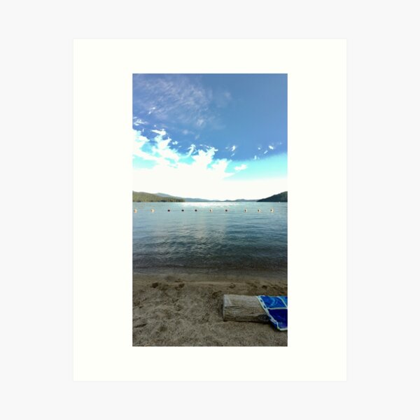 Lakeside at Priest Lake Art Print