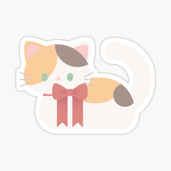 Calico Cat Loaf Sticker