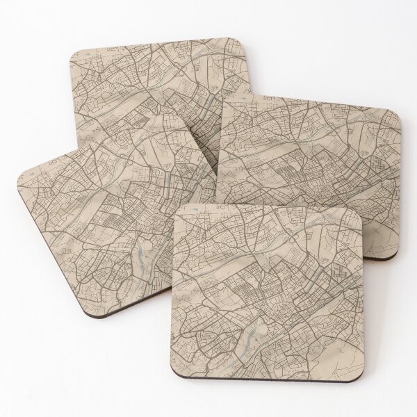 Item preview, Mulhouse Sepia Map designed and sold by CPTVDesign.