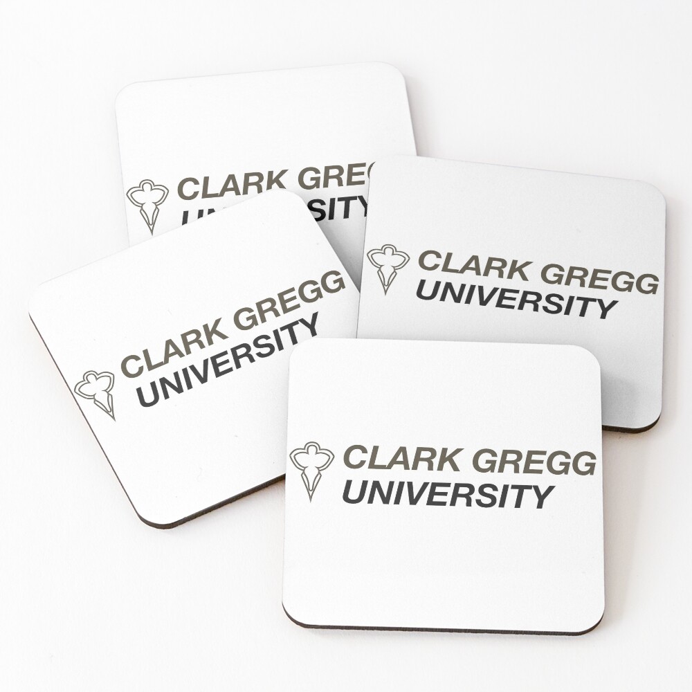 Clark Gregg University Logo Coasters (Set of 4)