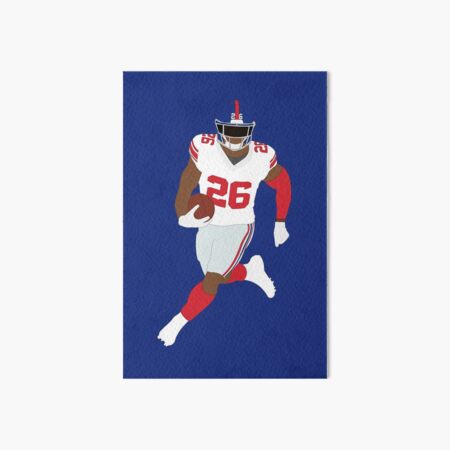 Saquon Barkley Color Rush Art Board Print for Sale by Alex Benson