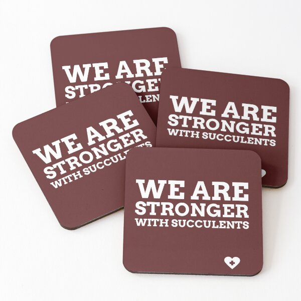 Item preview, We Are Stronger With Succulents designed and sold by AscendMerch.