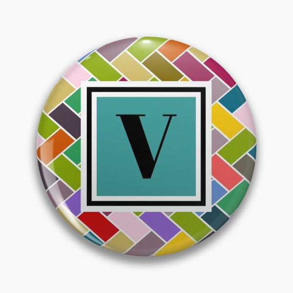 Artikelvorschau, V-Monogramm entworfen und verkauft von piedaydesigns.