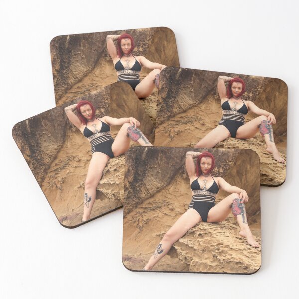 Item preview, Empress Eyrie on the Rocks in a black bikini designed and sold by EmpressEyrie.