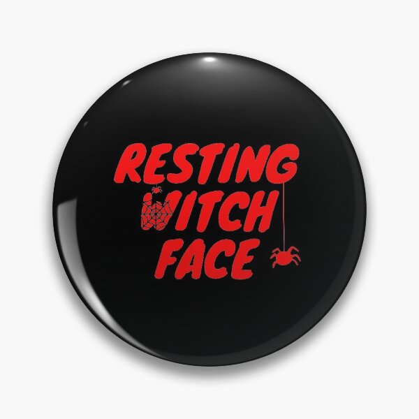 Item preview, Resting Witch Face Halloween  designed and sold by cluelesspaula.