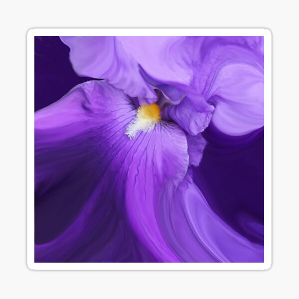Ever-Flowing Iris Sticker