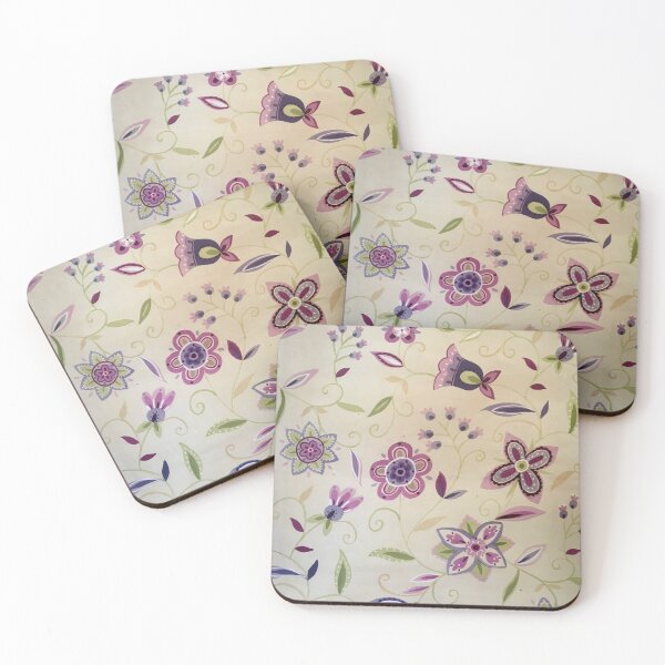 Item preview, Lilac and Celadon Floral Print  designed and sold by Ron Curlee.