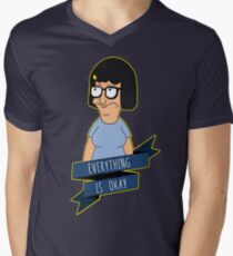 Everything Is Okay - Color Men's V-Neck T-Shirt