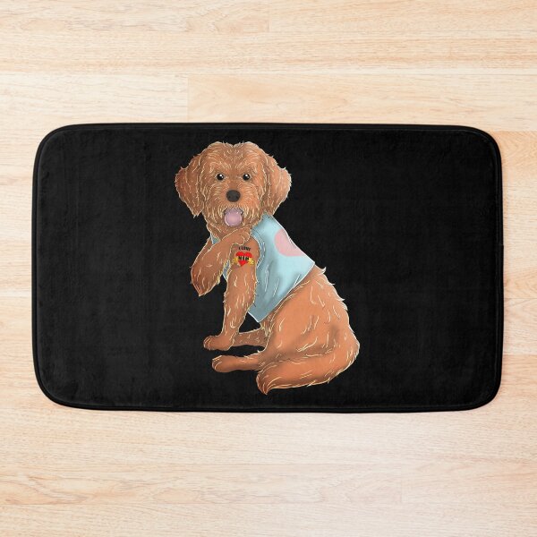 Item preview, I Love Mom Tattoo Cockapoo Dog designed and sold by fatamyfan1.