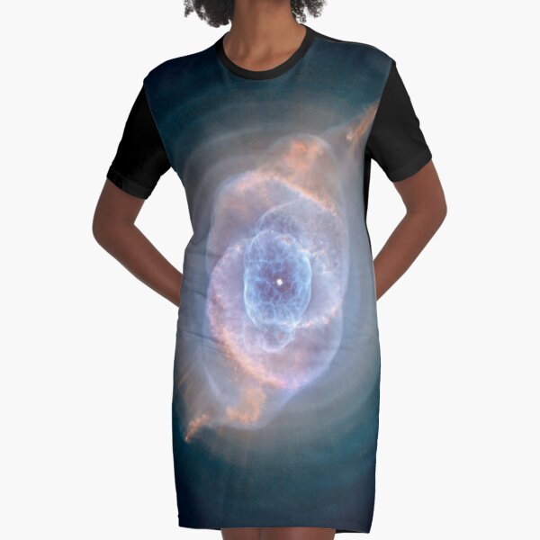  NASA's Hubble Space Telescope: Cat's Eye Nebula Graphic T-Shirt Dress