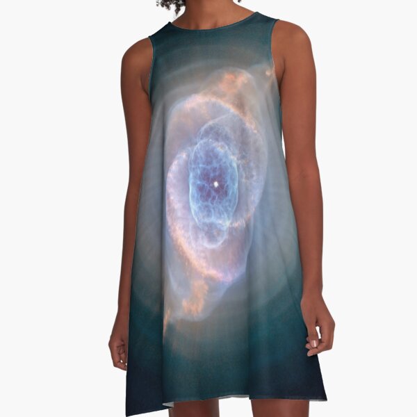 NASA's Hubble Space Telescope: Cat's Eye Nebula A-Line Dress