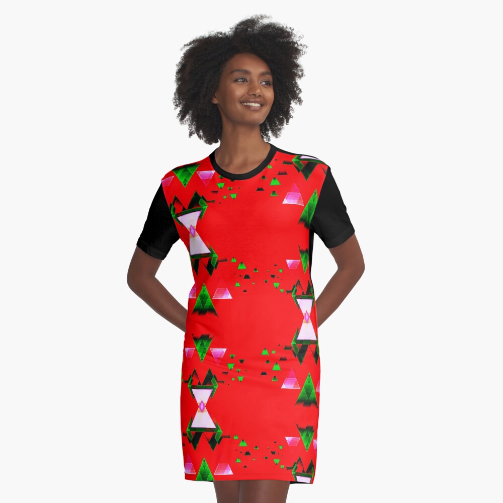 Item preview, Graphic T-Shirt Dress designed and sold by kinkatstyle.