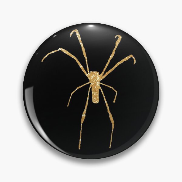 Item preview, SPIDER in LIGHT GOLD GLITTER designed and sold by Susan Prolman.