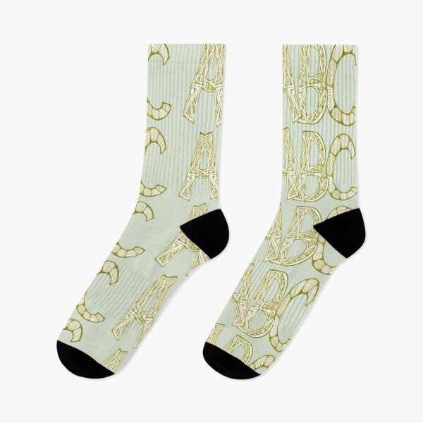 Item preview, Tall Gold ABC designed and sold by KazM.